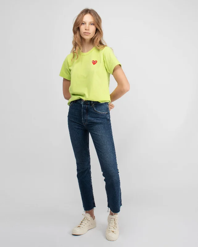 T271 RED HEART T-SHIRT / GREEN