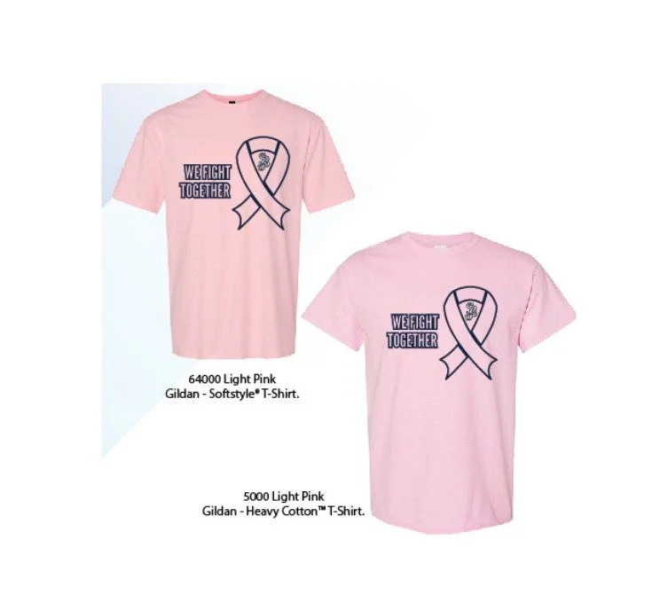 WE FIGHT TOGETHER Breast Cancer Awareness T-shirt