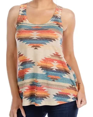 Women's Liberty Wear Tank #7567OAT Belted Draped Vest