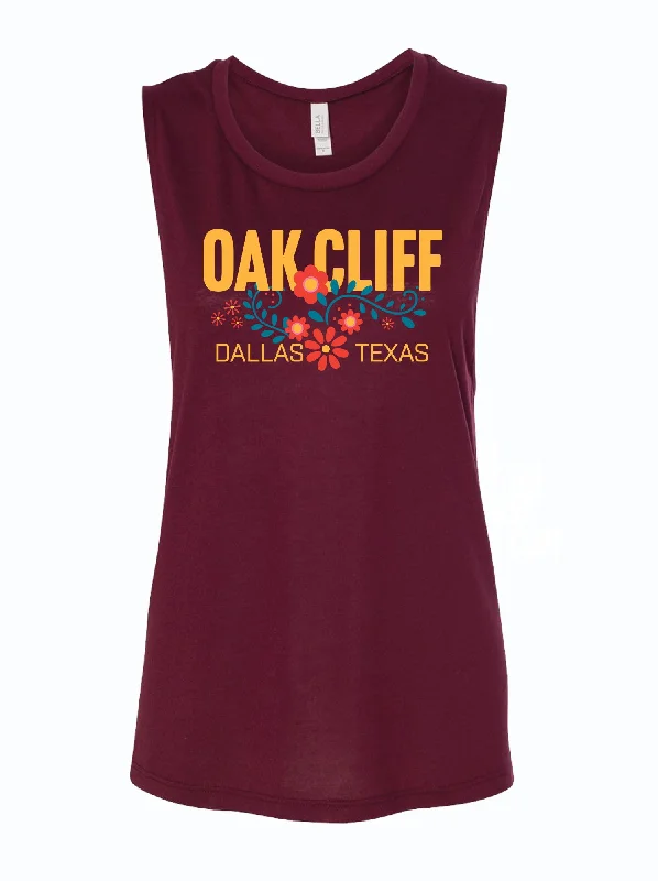 Women's Oak Cliff Floral Muscle Tank