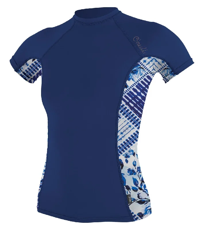 WMS SIDE PRINT S/S RASH GUARD