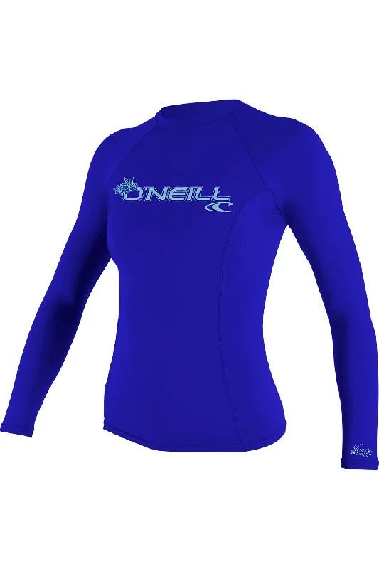 WOMENS BASIC L/S RASH GUARD